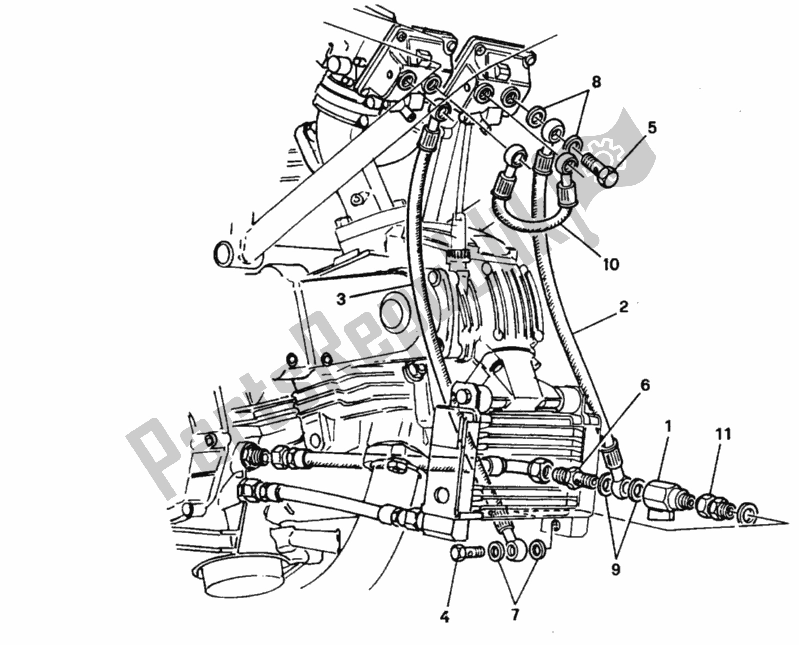 All parts for the Float Chamber Heating Fm 009756 of the Ducati Supersport 750 SS 1997